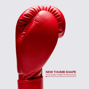 Professional Fight Fly Boxing <b>Gloves</b> <b>Red</b> Color Lace Up Genuine Leather Sparring <b>Gloves</b> Custom Logo Fly Mma Boxing <b>Gloves</b> - Product Image 5