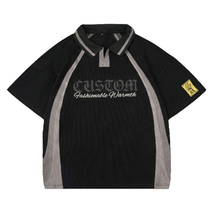 เสื้อยืดคอตตอน 100% ออกแบบเองสำหรับผู้ชาย ทรงโอเวอร์ไซส์ หนัก 260 กรัม สไตล์สตรีทแวร์ ปรับแต่งได้ - Product Image 5