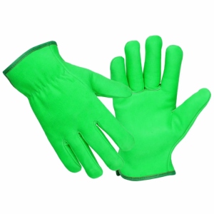 Unlined Soft Comfortable Goat Skin Leather <b>Gloves</b> Yellow Industrial Safety Protection for Work and Driving Smooth Texture - Product Image 4