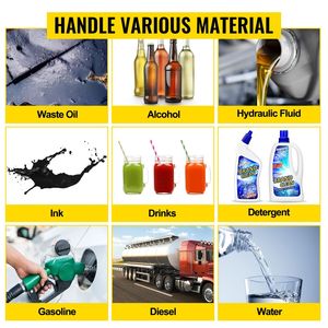 Pompa a Doppia Membrana Pneumatica in Alluminio con Ingresso e Uscita da 1 Pollice, 24 GPM Max, 120 PSI, per Uso Industriale - Product Image 6