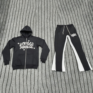 Streetwear Bulk Quantity Mens Tracksuits Custom 2 Piece Sweat Suit Jogging Sports Wear <b>Set</b> For Mens Tracksuits In Low Price - Product Image 2