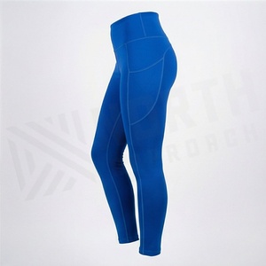 Hot Sale Custom Made <b>Women</b> <b>Legging</b> High Waist Casual Style Professional Sublimation Polyester Solid <b>Pattern</b> Gym Pant - Product Image 3