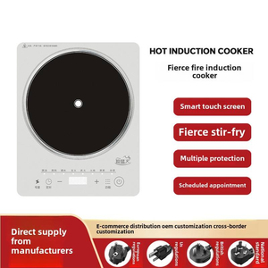 Cuisinière à induction portable étanche 2200W à brûleur unique avec plaque céramique robuste pour usage extérieur, domestique et hôtelier – Vente en gros - Product Image 2