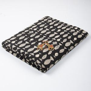 Collection de luxe en tissu voile de coton doux imprimé poisson Bagru fait main en Inde pour la décoration intérieure et la confection de vêtements - Product Image 6