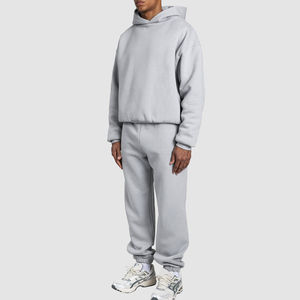 Survêtement Homme 2026 Personnalisé : Sweat à Capuche Épais et Pantalon de Survêtement Ample Vintage en Polyester Coton de Haute Qualité - Product Image 5