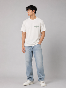 Camiseta Casual Premium de Algodón Tejido de 290 GSM, Gruesa, Transpirable, Antiarrugas, con Estampado Personalizado Delantero y Trasero - Product Image 3