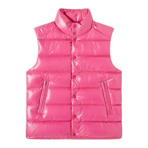 Chalecos de Invierno para Hombre, Personalizados con Logotipo, de Poliéster Grueso y Cálido, sin Mangas, con Tela Brillante - Product Image 3