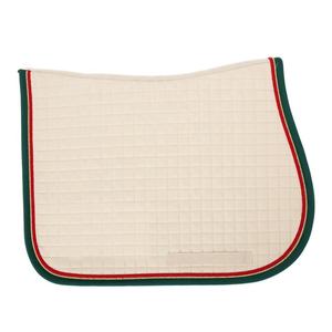 BRAND ZONE1995 Tapis de selle classique personnalisé en coton satiné avec doublure en maille, durable et confortable pour l'équitation et le saut d'obstacles - Product Image 2