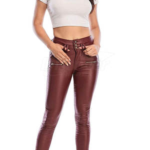 Legging en cuir pour femme, fabriqué en usine, best-seller, vêtements de fitness, legging en cuir personnalisé pour femme - Product Image 6