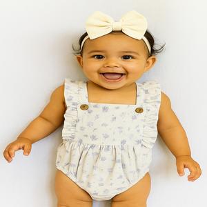 Barboteuse pour bébé de conception personnalisée de haute qualité pour un usage quotidien au prix de gros pour l'exportation depuis l'Inde - Product Image 1