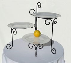 Expositor comercial, expositor para panadería, plataforma dorada para servir, expositor para decoración de banquetes - Product Image 3