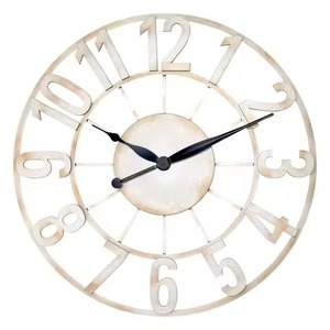 Modern Black Metal Wall <b>Clock</b> Abstract Geometric Design Quartz Analog 60cm Oversized Industrial Style Living Room Decor <b>Clock</b> - Product Image 3