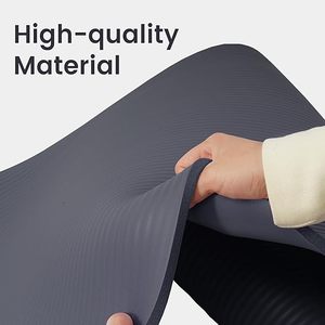 Tapis de yoga épais en mousse personnalisés par des fabricants pakistanais, tapis de méditation vierges en caoutchouc arqué antidérapant et léger pour l'entraînement au yoga - Product Image 2