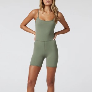 Mono Deportivo Personalizado de Nailon y Elastano para Mujer, Mono de Una Pieza para Gimnasio, Yoga, Fitness, Body Deportivo - Product Image 1