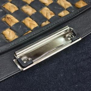 Portafolio Profesional de Cuero Genuino, Bolsa Duradera con Cierre de Cremallera Negra, Accesorio - Product Image 4