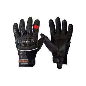 Gants de moto en fibre de carbone sur mesure, entièrement en cuir véritable, antidérapants, avec protection rigide des doigts et des paumes, pour la conduite à moto - Product Image 3