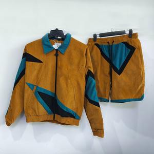 Conjuntos de Chaqueta Cortavientos y Pantalones Cortos de Pana Estilo Vintage de los 90, Unisex, de Alta Calidad y Precio Económico al por Mayor - Product Image 1