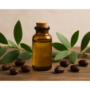 Huile de jojoba hydratante naturelle biologique en vrac pour les soins de la peau et des cheveux - Product Image 3