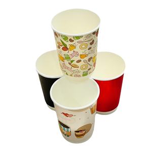 Vasos de Cartón Corrugado de Doble Capa con Logotipo Personalizado Impresos en Flexografía de 4oz 8oz 12oz Aptos para Alimentos para Café y Té para Oficina - Product Image 4