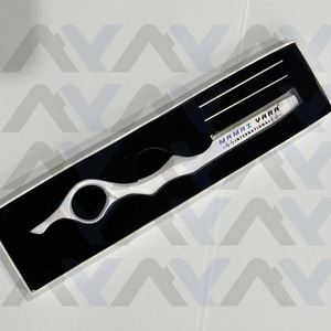 Rasoir professionnel en acier inoxydable pour effiler les cheveux, outil de texturisation et de mise en forme à lame unique, emballage personnalisé, coiffure de perruques - Product Image 5