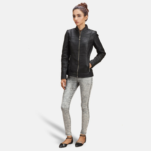 Women Leather <b>Jackets</b> for Ladies Fashion New Arrival Customized Genuine <b>Sheepskin</b> Leather Women Leather <b>Jacket</b> Casual Fashion - Product Image 1