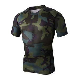 Maillots de protection MMA à manches courtes pour hommes de qualité supérieure, vêtements de sport bicolores pour adultes, maillots de fitness - Product Image 3