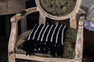 Manta de lana hecha a mano de moda india, edredón suave y textil étnico, telar tejido con patrón de cama, uso de sofá-venta al por mayor - Product Image 5