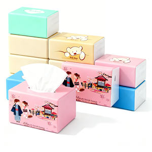 Caja de pañuelos faciales de fábrica, pulpa virgen, suaves y desechables, para uso comercial, hoteles y hogares. - Product Image 6