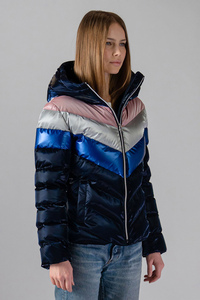 Wholesale <b>Women</b>’s <b>Puffer</b> Contrast <b>Jacket</b> Custom Casual Wear Windproof Zipper Closure Side Pockets <b>Women's</b> Premium Winter Coat - Product Image 4