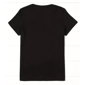 Custom Rhinestone <b>Men's</b> Oversized Short Sleeve T-Shirts 100% Cotton Anti-Wrinkle & Breathable Plus Size Available - Product Image 2