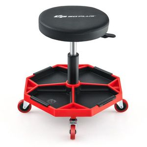 Sgabello Meccanico Pneumatico con Seduta Imbottita, Capacità 330 LBS, Sedia Industriale - Product Image 3