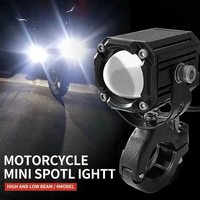 Feux LED TCYATO 12V-85V pour moto, adaptés aux motos sportives et aux voitures, phares clignotants 4 couleurs, niveau IP68