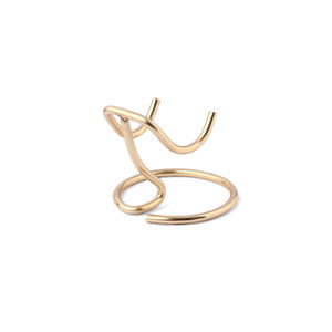 Expositor Decorativo Portátil de Acero Inoxidable Chapado en Oro |   Soporte de Exhibición para Cristales de Roca y Corazones - Light - Product Image 5