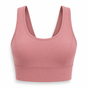 Soutien-gorge de sport ajustable à maintien élevé, ultra-extensible, respirant, grande taille, pour adulte, nouveau, bleu marine foncé, avec dos découpé - Product Image 3