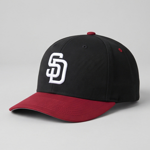 Casquette de baseball décontractée à 6 panneaux 100 % coton avec logo brodé personnalisé, casquette snapback anti-UV unisexe pour le sport - Product Image 3