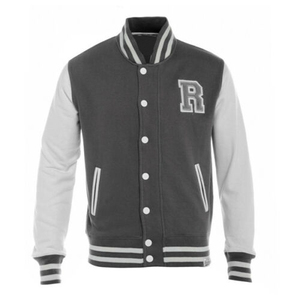 เสื้อแจ็คเก็ตเบสบอลพรีเมียมแบบ Letterman สำหรับโรงเรียน/วิทยาลัย แขนผ้าฝ้าย ปักลายตามสั่ง ปลายแขนแบบริบ กันน้ำ - Product Image 5