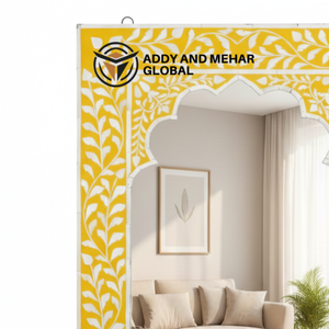 Handcrafted MDF Art Deco <b>Square</b> Wedding Wall <b>Mirror</b>-Elegant Eco-Friendly Decorative Wall Dcor - Product Image 5