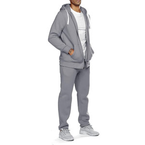 Men's Winter Tracksuits 2-Piece Casual Sweat Jogging Suit Set Breathable Windproof Full-Zip Hoodies Sweatpants Athletic - Product Image 2