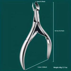 Morje Surgical Comfort Grip <b>Cuticle</b> Cutter Stainless Steel Non-Slip Handle Nail Care Trimming <b>Tool</b> - Product Image 2