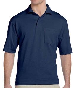 Polo de poche pour homme, style classique, boutonné, pour tenue professionnelle - Product Image 1