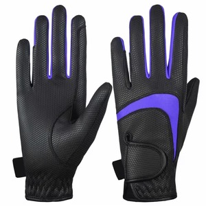 Guantes de equitación para mujer al por mayor, transpirables, personalizados, para deportes al aire libre, carreras y equitación, en venta. - Product Image 1