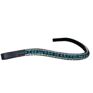 Diadema personalizada con múltiples cristales decorativos, hecha por Annabelle Horse, productos ecuestres al por mayor, accesorios para caballos, brida. - Product Image 1