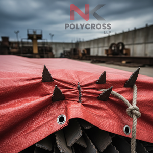 Bâche en polyéthylène laminé résistante aux déchirures et imperméable pour la couverture d'équipements, de matériaux et de cultures, exportée en Inde - Product Image 1