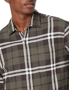 <b>Motorcycle</b> Rider Flannel <b>Shirts</b> Custom Brand Label Plaid Design Unisex Button Stand Collar Breathable Wholesale OEM - Product Image 4