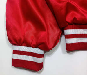 Chaqueta Bomber de Satén Estampada de Alta Calidad para Hombre con Bordado Frontal, Color y Logotipo Personalizados, Servicio OEM al por Mayor para Invierno - Product Image 5