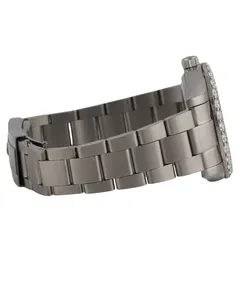Montre-bracelet de luxe personnalisée en acier inoxydable avec mouvement à quartz, cadran rouge intelligent, idéale pour homme, cadeau de fête - Product Image 3