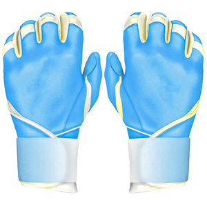 Gants de frappeur de baseball personnalisés pour hommes, paume en cuir respirant, logo personnalisé, gants d'équipe, vente en gros, OEM, ODM, gants de softball - Product Image 6