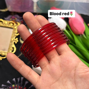 Bracelet en résine pour femmes et filles, couleurs variées, motifs tendance, double contrôle qualité, design mode, artisanat en résine MN EXPORTS - Product Image 1