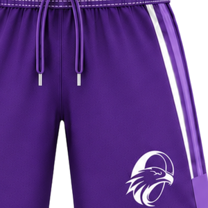Customized Purple <b>White</b> Rugby <b>Shorts</b> Team Uniform Breathable Lightweight Custom Training Sportswear Athletic Performance <b>Shorts</b> - Product Image 4