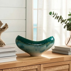 ชามเซรามิกทำมือ ดีไซน์มินิมอล เคลือบลายแตก ภาชนะตกแต่ง สีน้ำตาล - Product Image 6